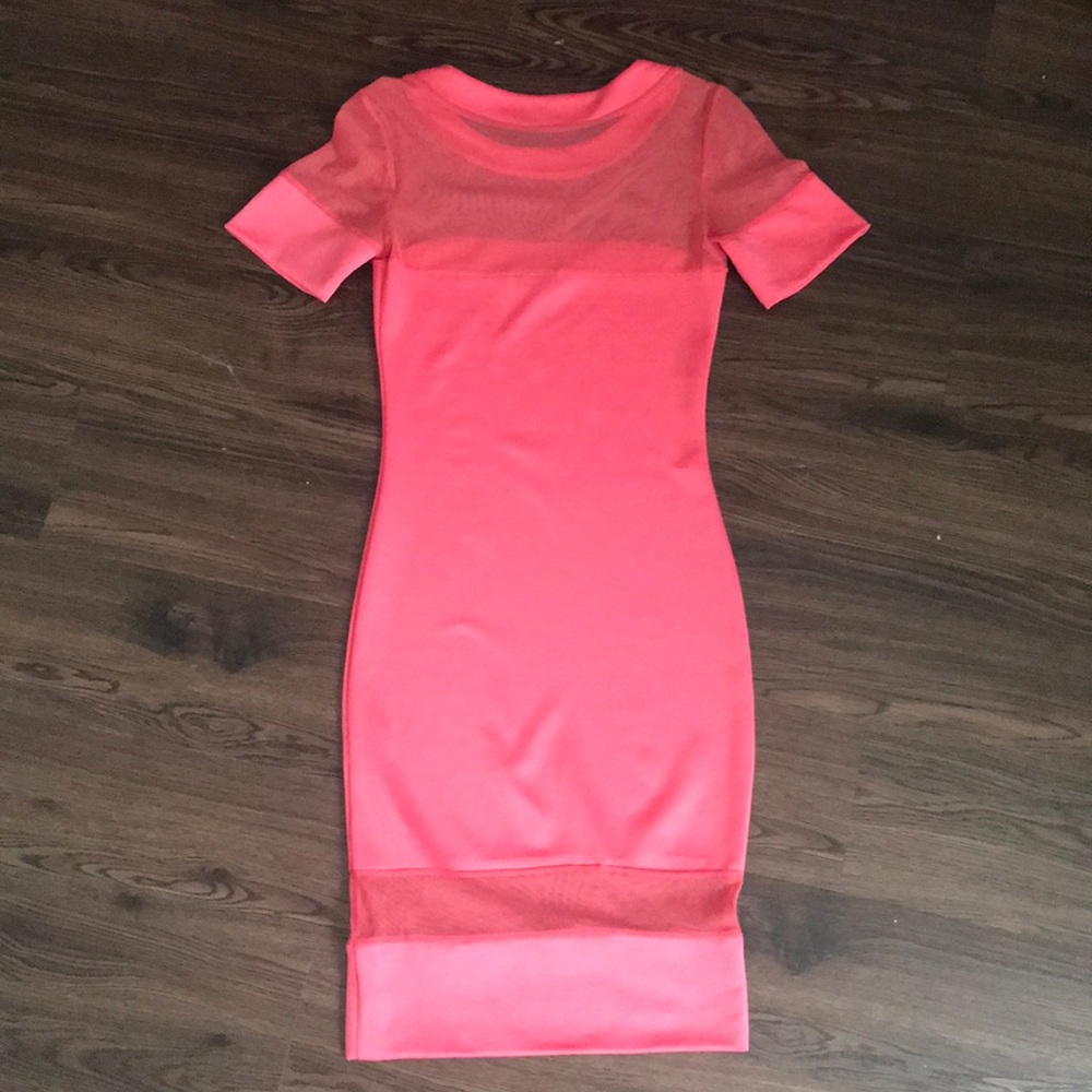Pink Formfitting Dress - Picture 2 of 4